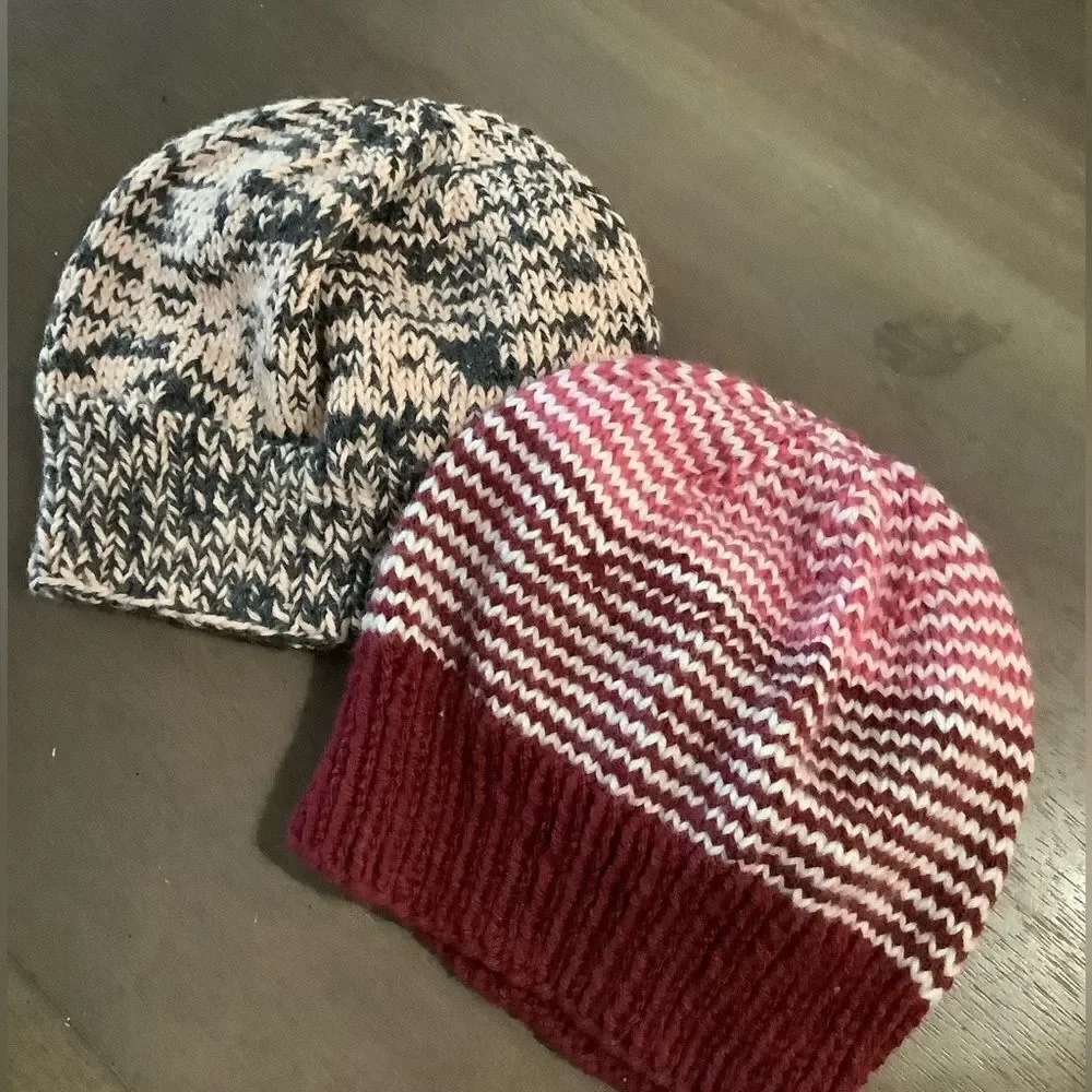 Cozy Knit Beanie Hats Handmade